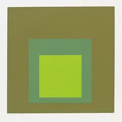 Tuscany by Josef Albers, 1966, Silkscreen in colours, sold Oct 2007