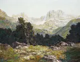 Otto Eduard Pippel, Blick auf den großen Rosengarten