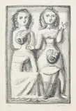 Massimo Campigli, Gioie d'Amore, 1944, Lithograph