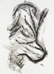 Raoul Hausmann, Komposition, 1958, Mixed media