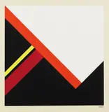 Walter Dexel, 2 Bll.: Diagonalkonstruktion im Quadrat (I und II)
