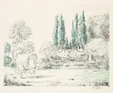Giorgio de Chirico, Cavallo a Villa Falconieri
