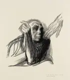 Ruf des Todes by Käthe Kollwitz, 1934, Lithographie auf Velin, sold Oct 2007
