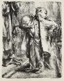 A. Paul Weber, 2 Bll.: Festspieltage. Sie gestatten?, 1969, Lithograph