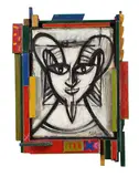 Paul Flickinger, Le Faune, 1995, Acrylic on canvas