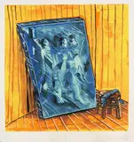 Jörg Immendorff, Ohne Titel, 1986, Lithograph in colours