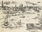 Oskar Kokoschka, Hamburger Hafen