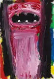 Franz Hitzler, Figürliche Komposition, 1989, Oil on paper