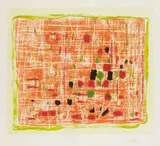 Roger Bissière, Komposition, 1957, Etching and aquatint in colours