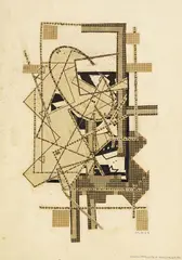 Hannah Höch, Schnittmuster-Konstruction, 1924, Collage