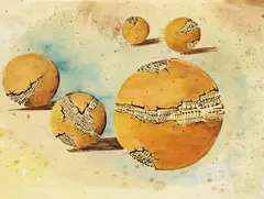 Arnaldo Pomodoro, Ohne Titel, 1968, India Ink