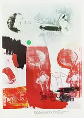 Plakat: Quote (J.F.K.) by Robert Rauschenberg, Offset in colours, sold Sep 2007