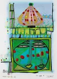 Friedensreich Hundertwasser, 10002 nights Homo Humus come va how do you do, 1984, Photo-lithograph