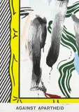 Roy Lichtenstein, Plakat: Against Apartheid, 1983, Offset lithograph