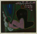 Ida Kerkovius, Komposition mit Hut, 1965, Silkscreen in colours
