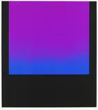 Rupprecht Geiger, Lila und blau auf schwarz, 1968, Silkscreen in colours