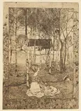 Frühling by Heinrich Vogeler, 1896, Etching, sold Sep 2007