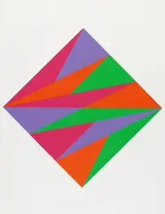 Abstrakte Komposition by Max Bill, 1990, Silkscreen in colours, sold Sep 2007