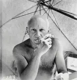 Willy Maywald, 2 Bll.: Picasso. Chagall, 1947, Black and white photograph