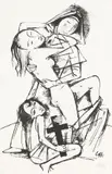 Karl Hofer, Novize II, 1922, Lithograph