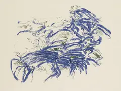 Hann Trier, 2 Bll.: Ohne Titel, 1963, Lithograph in colours
