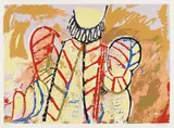 Miguel Ortiz Berrocal, Komposition, 1980, Silkscreen in colours