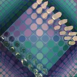 Victor Vasarely, Schachspiel, 1982, Multiple