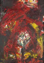 Hartwig Ebersbach, Traumfrau, 1985, Oil