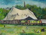 Paula Wimmer, Circus I, 1935, Oil on canvas