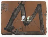 Antoni Tàpies, Grand M avec Taches