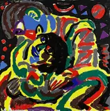 A. R. (d. i. Ralf Winkler) Penck, Liebespaar