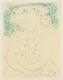 Maternité by Pablo Picasso, 1963, Lithograph in colours, sold Jul 2007