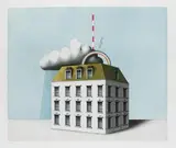 Friedrich Meckseper, Haus, 1972, Etching and aquatint in colours