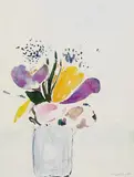 Oskar Koller, Krokusse, 1980, Watercolour