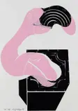 Axel Knopp, 3 Bll.: Abstrakte Kompositionen, 1967, Silkscreen in colours