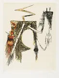 Wifredo Lam, Abstrakte Komposition