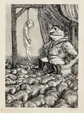A. Paul Weber, 3 Bll.: Das Begräbnis des Adlers. Der Despot. Sie fressen alles, 1966, Lithograph