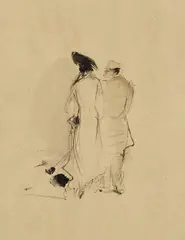 Paar by Schwimmer Max, 1923, Watercolour, sold Jul 2007