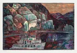 Esteban Fekete, Weser, 1979, Woodcut in colours