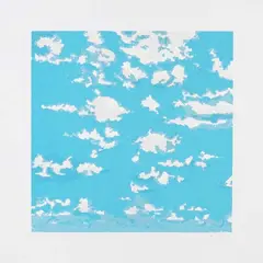 Ingmar Alge, Wolkenbilder, 1999, Silkscreen in colours