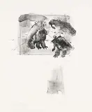 Sabine Herrmann, Among the cynics, 1993, Lithograph