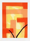 Friedhelm Falke, Ohne Titel, 1996, Silkscreen in colours