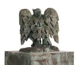 Wiedervereinigungsadler. In Richtung bringend by Jörg Immendorff, 1989, Bronze, sold Jun 2007