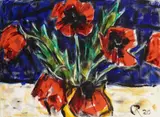 Klatschmohn by Christian Rohlfs, 1920, Watercolour, sold Jun 2007