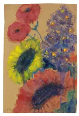 Blumen-Stilleben by Emil Nolde, 1930, Watercolour, sold Jun 2007