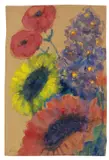 Blumen-Stilleben by Emil Nolde, 1930, Watercolour, sold Jun 2007