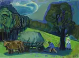 Heuernte by Otto Dix, 1949, Oil, sold Jun 2007
