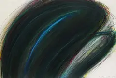 Arnulf Rainer, Ohne Titel, 1964, Oil crayon