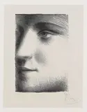 Visage de Marie-Thérèse by Pablo Picasso, 1928, Chalk lithograph, sold Jun 2007