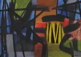 Fritz Winter, Fenster, 1953, Oil on canvas